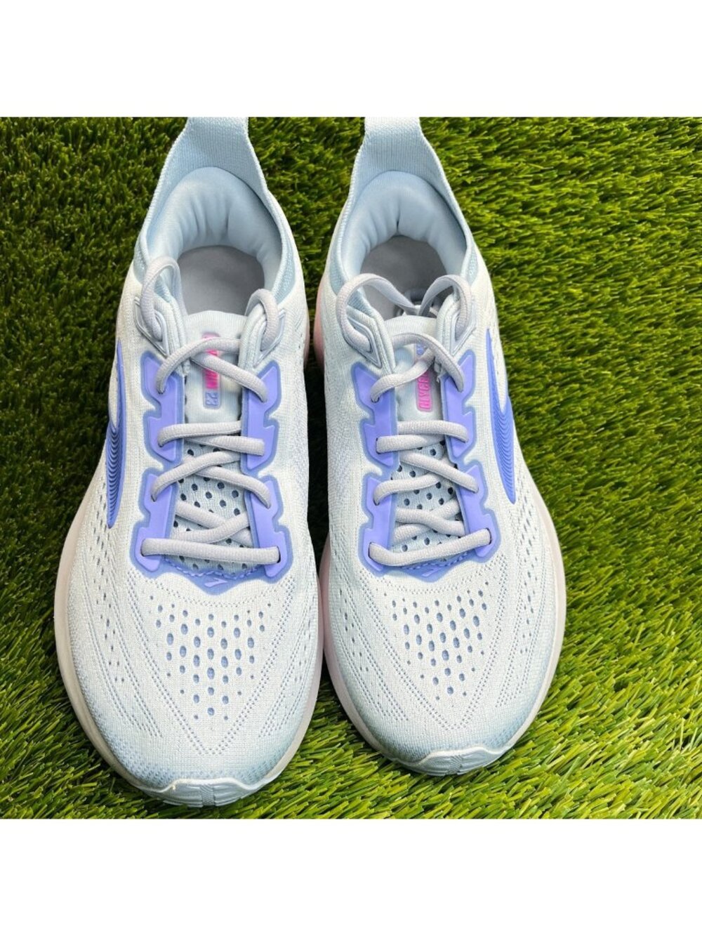 Brooks Glycerin 23 Womens Size 7 Blue Pink Athletic Running Shoes Sneakers - Picture 5 of 9